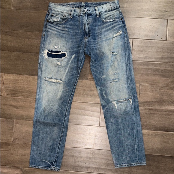 Denim & Supply Ralph Lauren Denim - Denim & Supply Ralph Lauren Distressed Denim Boyfriend Jeans SZ 29